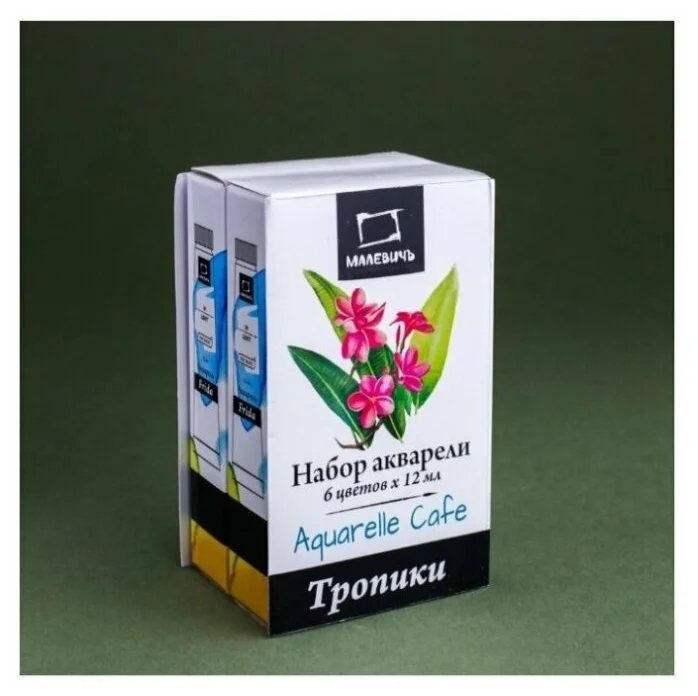 Набор акварели Малевичъ Frida, Tropical, 6 цветов по 12 мл